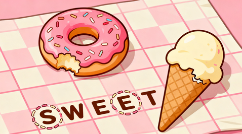 Desserts & Sweets Word Search