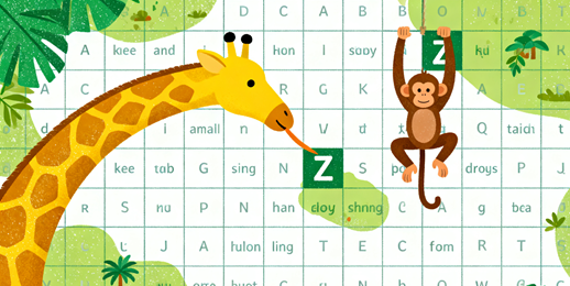 Zoo Animal Word Search for Kids