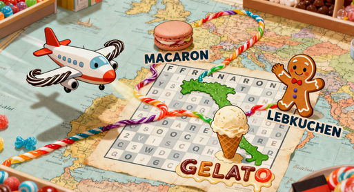 Global Desserts Word Search