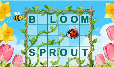 Spring Time Word Search